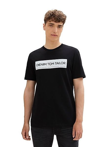 TOM TAILOR Denim T-Shirt mit verschiedenen Logo Prints günstig online kaufen