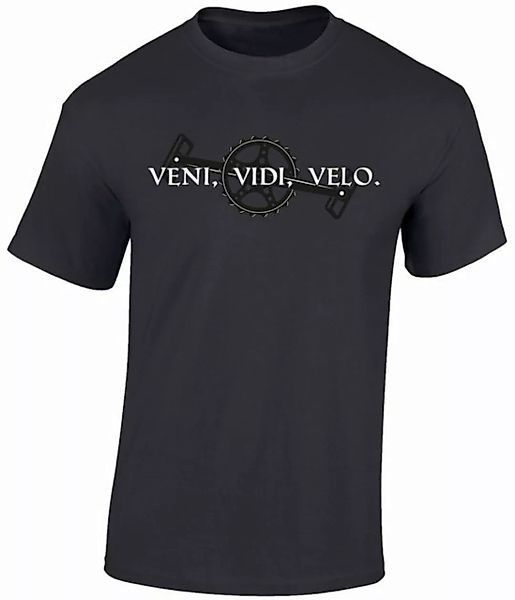 Baddery Print-Shirt Fahrrad T-Shirt : Veni Vidi Velo - Sport Tshirts Herren günstig online kaufen