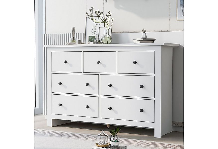 STILVORA Sideboard mit Schubladen,Aufwahrungsschrank Kommode mit verstellba günstig online kaufen