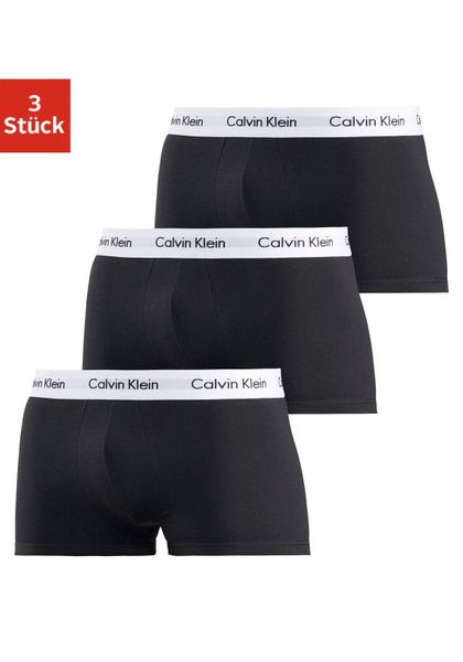 Calvin Klein 3-er Set Low Rise Trunks Schwarz günstig online kaufen