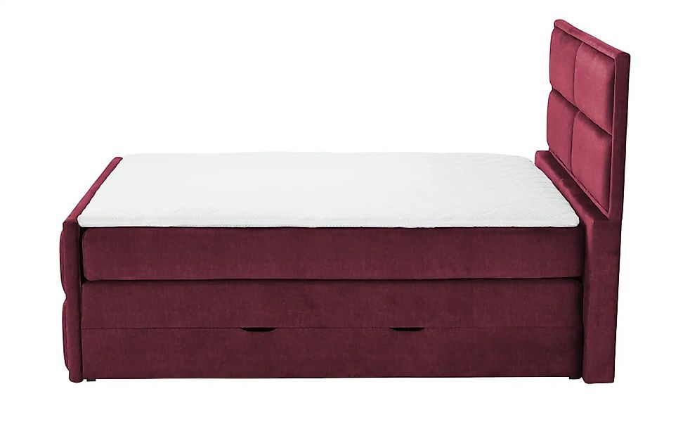 Boxspringbett mit Bettkasten Crocco ¦ rot ¦ Maße (cm): B: 197 H: 136 Betten günstig online kaufen
