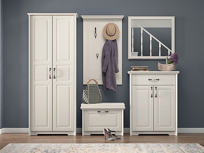 Home affaire Garderoben-Set »Evergreen«, (Set, 5 St., Garderobenschrank,Sch günstig online kaufen