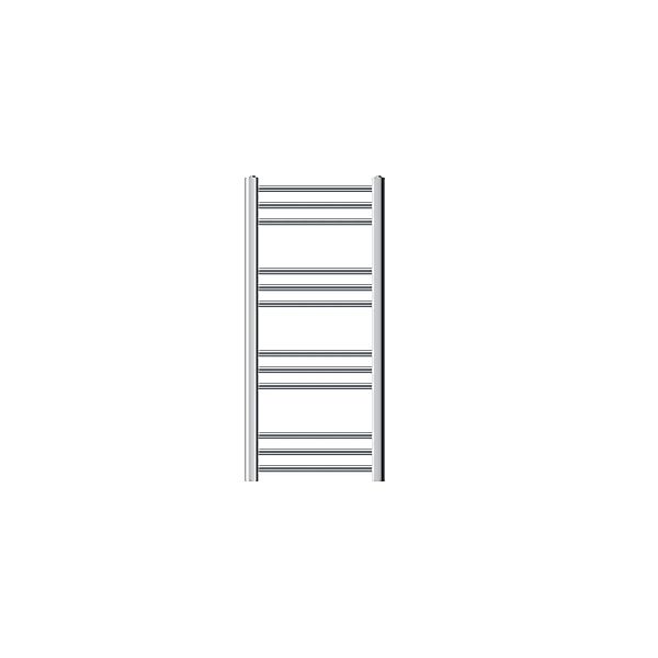 LuxeBath Badheizkörper Sahara 400x800 mm Chrom Gerade mit Seitenanschluss günstig online kaufen