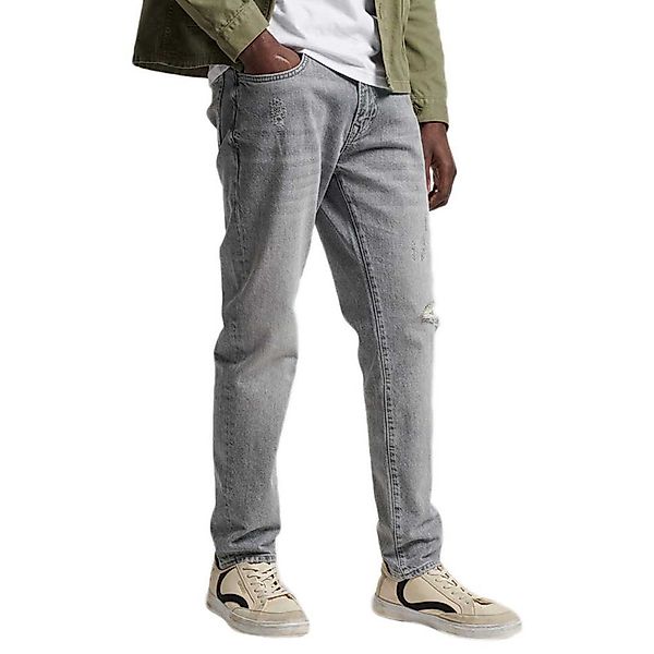 Superdry Taper Jeans 36 Beach Grey Rip günstig online kaufen