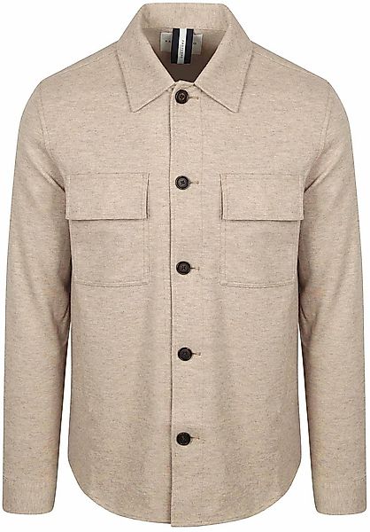 Profuomo Overshirt Beige - Größe L günstig online kaufen