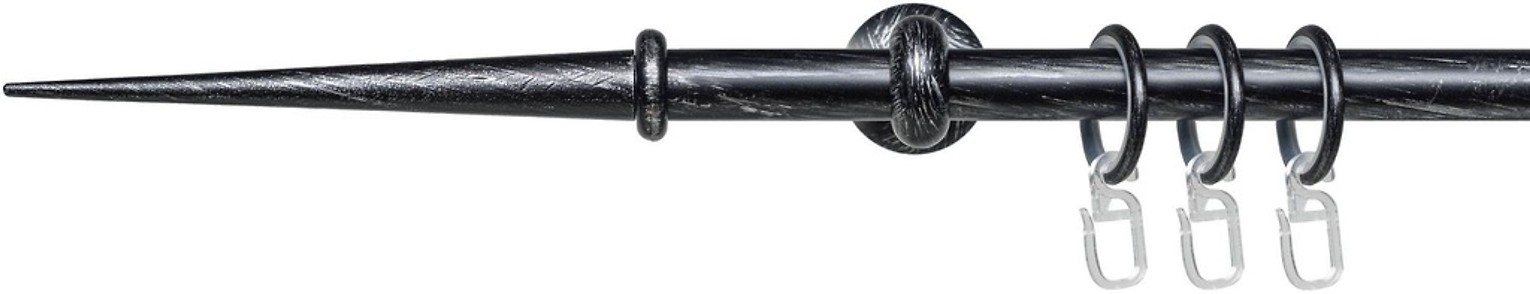 Liedeco Gardinenstange "Esp Spitze" Ø 16 mm 1 läufig-läufig Fixmaß 1-läufig günstig online kaufen