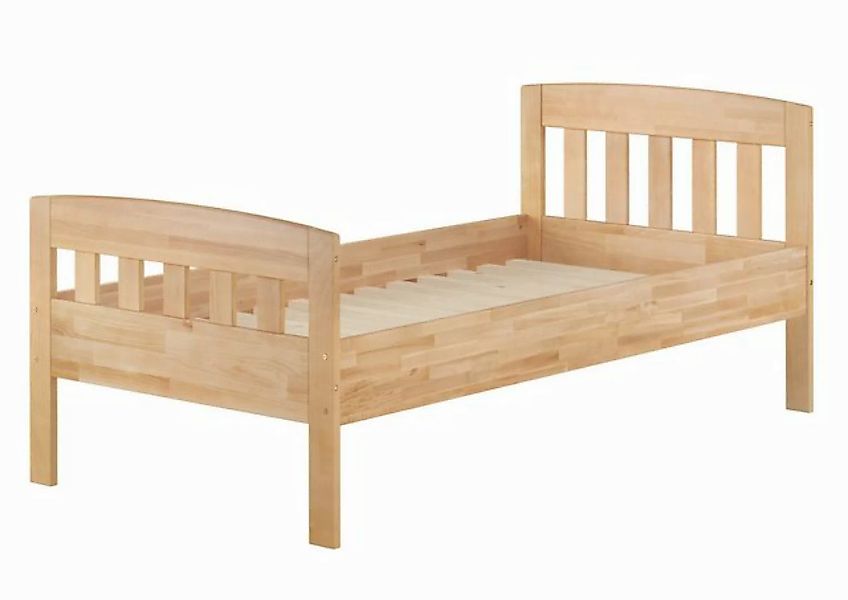 ERST-HOLZ Bett Seniorenbett Einzelbett Gästebett Buche massiv 100x200 Zeitl günstig online kaufen