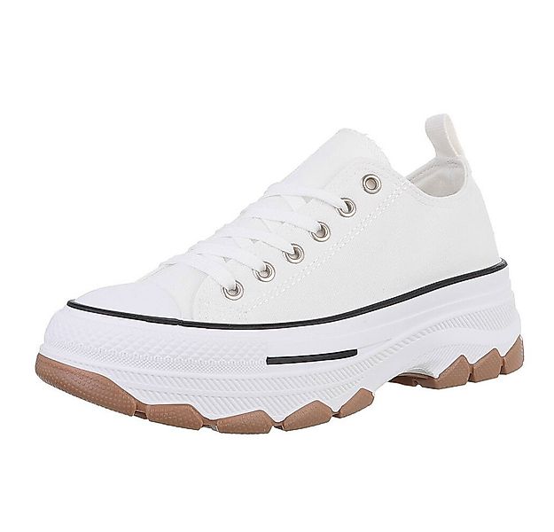 Ital-Design Damen Low-Top Freizeit Sneaker (88930392) Keilabsatz/Wedge Snea günstig online kaufen