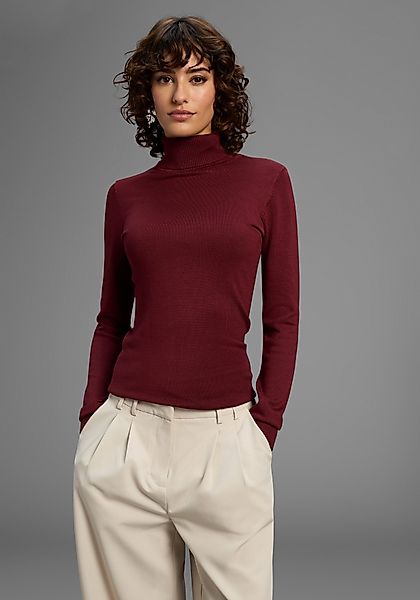 Laura Scott Rollkragenpullover Feinstrick in figurbetonter günstig online kaufen