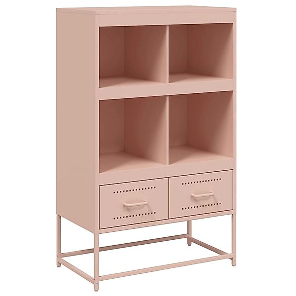 vidaXL Highboard Rosa 68x39x111,5 cm Stahl 846603 günstig online kaufen