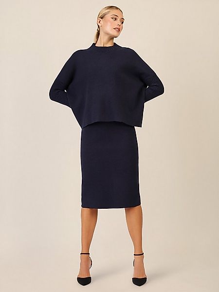 Apart Stehkragenpullover mit Stehkragen und Rippenstruktur günstig online kaufen