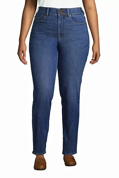 Shaping Jeans Straight Fit High Waist in großen Größen, Damen, Größe: 48 32 günstig online kaufen