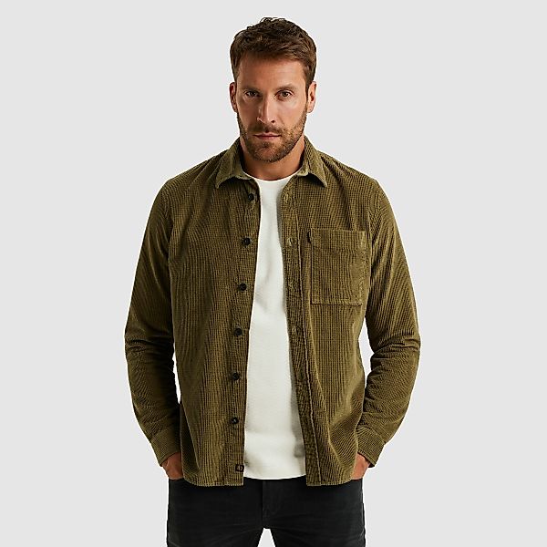 PME LEGEND Langarmhemd aus softem Cord, günstig online kaufen