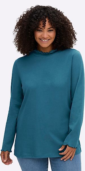 Sheego Stehkragenshirt "Shirtrolli" 1 Stk. tlg. günstig online kaufen