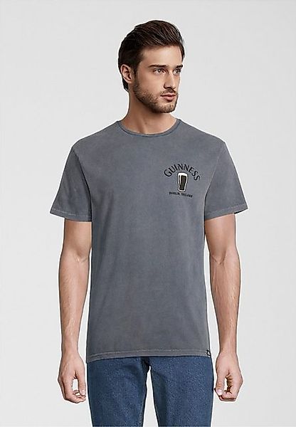 Recovered T-Shirt Guinness Chest Pint Washed Grey (1-tlg) im zeitlosen Desi günstig online kaufen