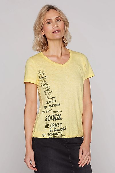 SOCCX V-Shirt, mit Gummizug im Saum günstig online kaufen