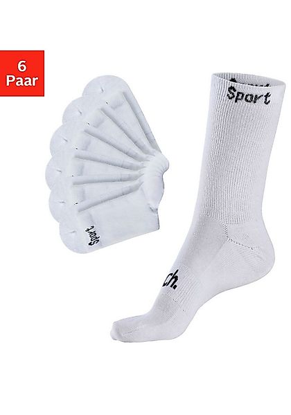 Bench. Sportsocken (Packung, 6-Paar) mit antibakterieller Feuchtigkeitsregu günstig online kaufen