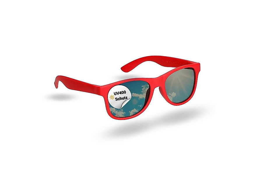 elasto Sonnenbrille UMI Brille UV400 Schutz rot günstig online kaufen