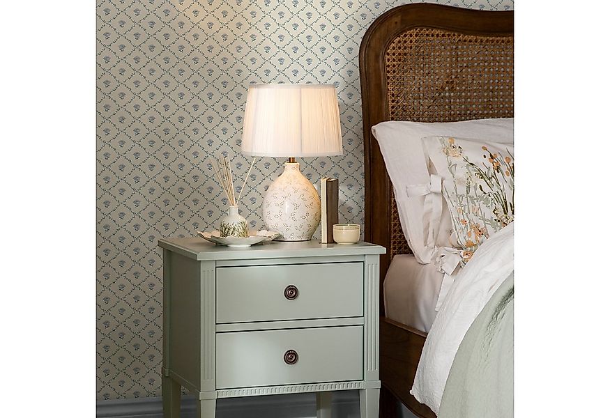 LAURA ASHLEY Vliestapete Kate, glatt, kariert, (1 St), 10mx52cm (ca. 5m2) günstig online kaufen