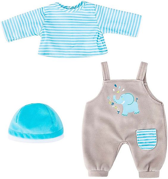 Bayer Puppenkleidung Latzhose Elefant 46 (Set, 3-tlg) günstig online kaufen