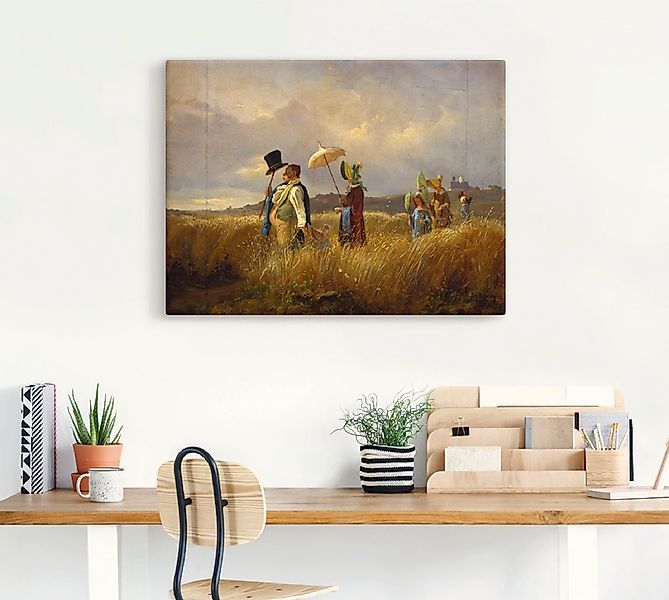 Artland Wandbild "Der Sonntagsspaziergang. 1841", Gruppen & Familien, (1 St günstig online kaufen