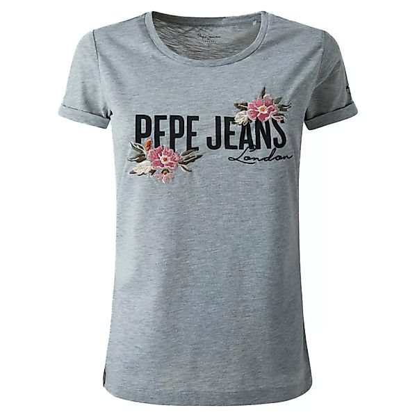 Pepe Jeans Patience Kurzärmeliges T-shirt S Grey Marl günstig online kaufen