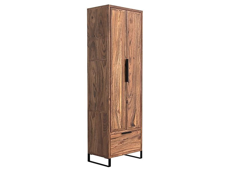 massivum Kleiderschrank Sydney - Massivholz Akazie Flurmöbel Garderobenschr günstig online kaufen