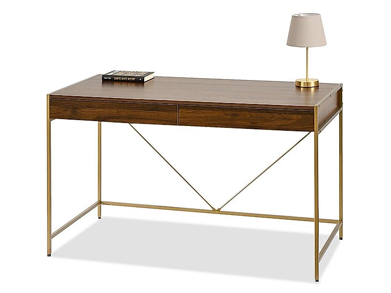 Compleo Schreibtisch mit 2 Schubladen, Breite: 123 cm, Modern design günstig online kaufen