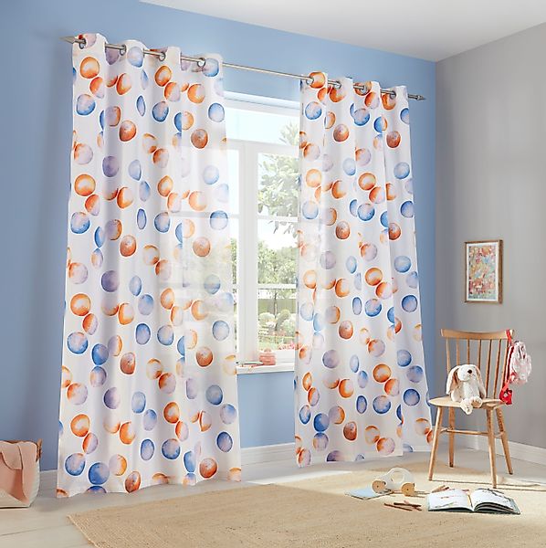 Lüttenhütt Gardine Kreise, Ösen (1 St), günstig online kaufen