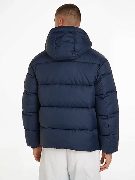 Tommy Jeans Steppjacke "TJM ESSENTIAL PUFFER JACKET", mit Kapuze, mit Logos günstig online kaufen