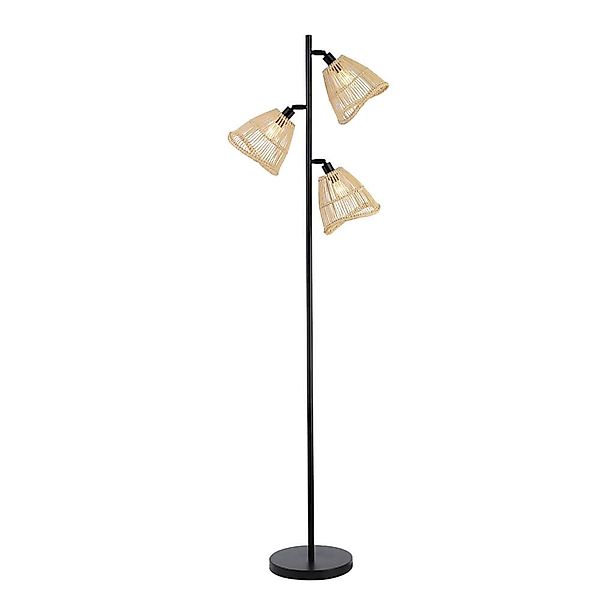 HOME DELUXE Stehlampe aus Rattan FELIA, günstig online kaufen