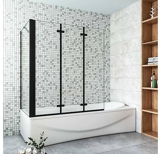 Duschparadies Badewannenaufsatz 130*140*70/75/80cm Faltwand Aufsatz Duschab günstig online kaufen