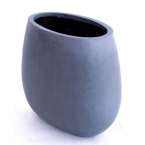 Elegant Einrichten Pflanzkübel ovalförmig Fiberglas 31x17x26cm günstig online kaufen