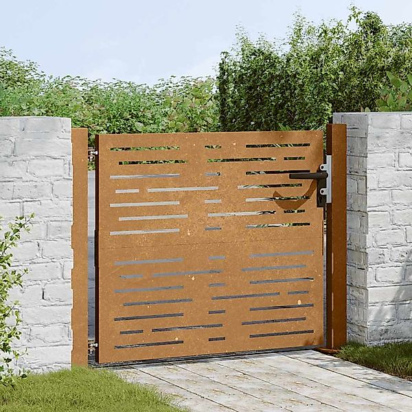 vidaXL Gartentor Gartentor 105x105 cm Cortenstahl günstig online kaufen