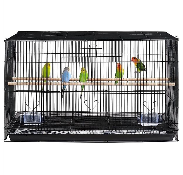 Yaheetech Vogelkäfig, Käfig mit ausziehbarer Schublade Stapelbarer Flugkäfi günstig online kaufen