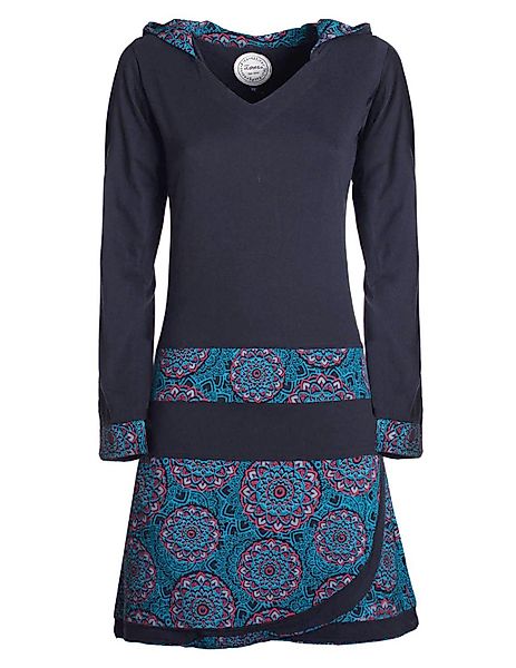 Vishes Jerseykleid Long Hoodie Kleid Damen günstig online kaufen