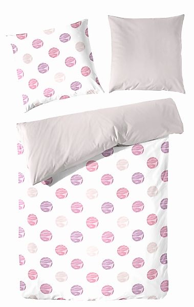 Primera Wendebettwäsche "Nalia" 2 Stk. tlg. mit Kreisen günstig online kaufen