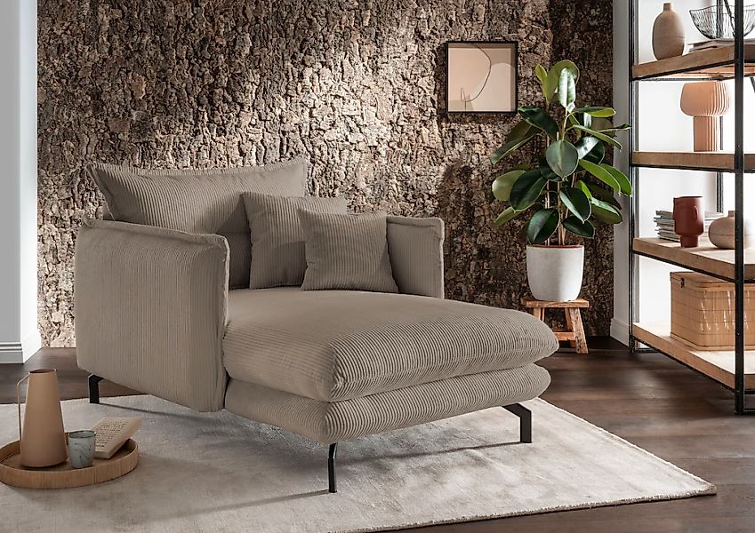 Home affaire Loveseat "LAVA Mega Ohrenbacken Sessel, modern & elegant, aktu günstig online kaufen