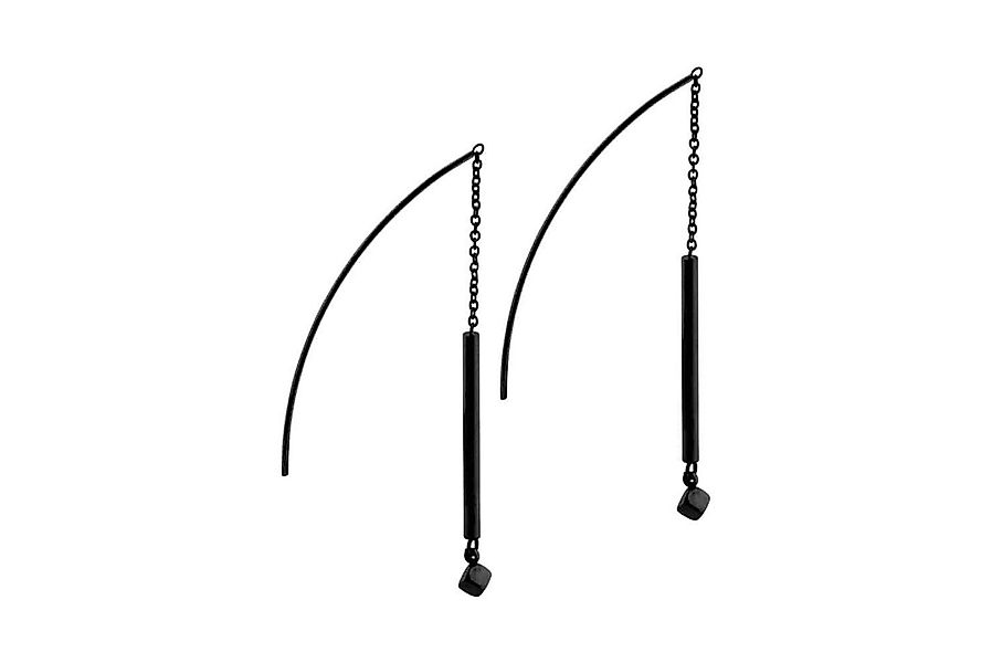 FILANGO Paar Ohrstecker Chirurgenstahl Ohrring Kette STANGE + WÜRFEL (Ohrst günstig online kaufen