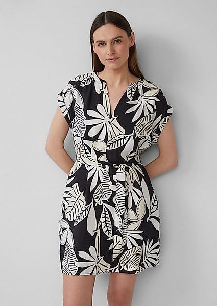 s.Oliver Minikleid Kurzes Kleid aus Viskosemix im Relaxed Fit günstig online kaufen