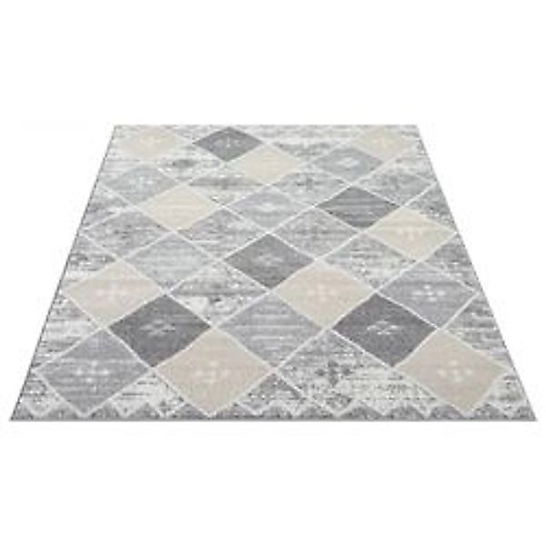 payé Teppich Esso 79 Hochflor 120x170 cm Grau günstig online kaufen