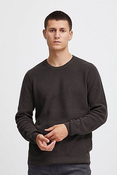 Blend Strickpullover Rundhals Strickpullover Basic Langarm BLEND Cotton Kni günstig online kaufen