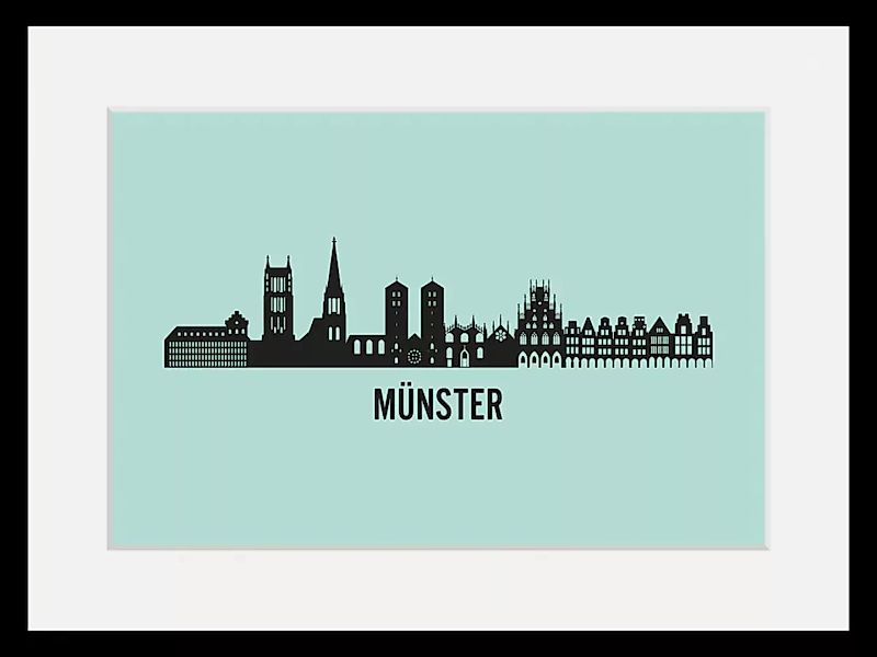 queence Bild "Münster Skyline", Städte, (1 St.) günstig online kaufen