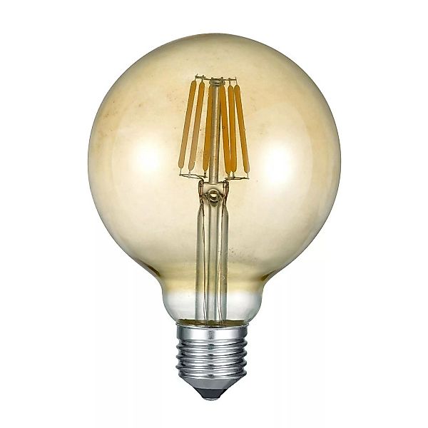 Trio LED-Leuchtmittel E27 Globeform 6 W Warmweiß 660 lm 13,6 x 9,5 cm (H x günstig online kaufen