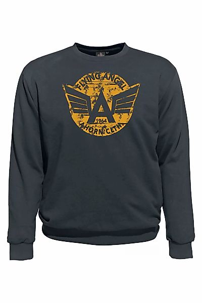 AHORN SPORTSWEAR Sweatshirt "FLYING ANGEL SAFFRON YELLOW", mit modischem Pr günstig online kaufen