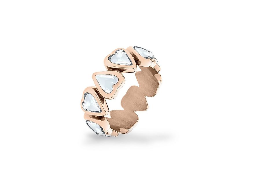 Liebeskind Berlin Fingerring Glass Heart Edelstahl günstig online kaufen
