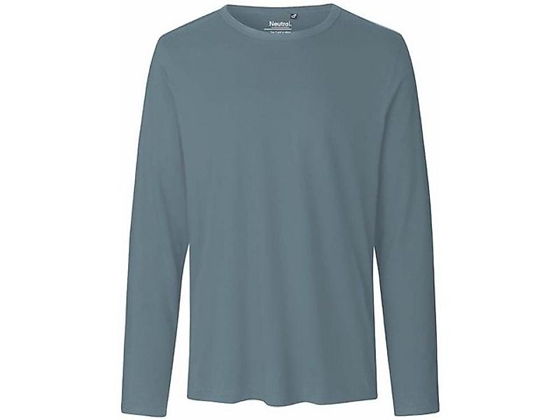 Neutral Langarmshirt Neutral Bio-Herren-Langarmshirt mit Rundhalsaussch günstig online kaufen