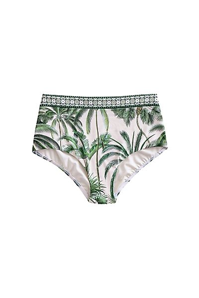 Next Bikini-Hose Bedruckte Bikinihose mit hohem günstig online kaufen