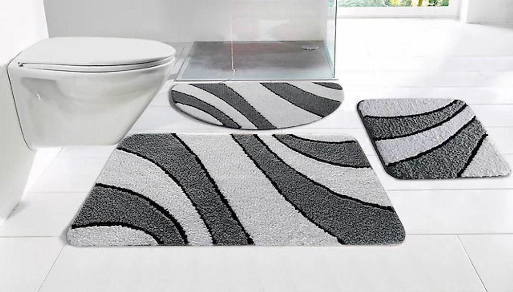 my home Badematte »Anna, Badvorleger, Badezimmer Teppich«, rutschhemmend be günstig online kaufen