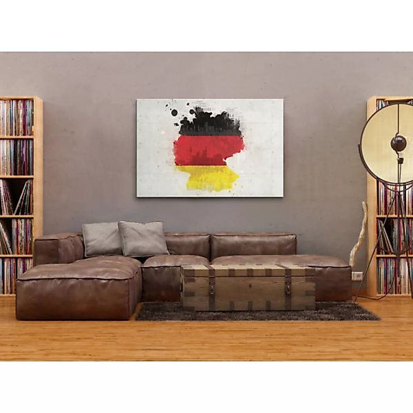 Leinwandbild Deutschlandkarte XXL günstig online kaufen